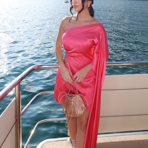 Cult Gia Satin Dress XS - Picture 2 of 3